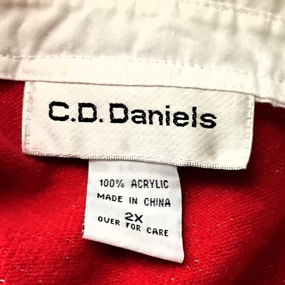 VINTAGE C. D. DANIELS 2 IN 1 SHIMMER PLUS TOP GREAT CONDITION - Picture 7 of 10